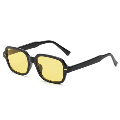 Small Square Sunglasses Women Men  Brand Designer Vintage Sunglass Female Male Black Yellow Sun Glasses UV400
