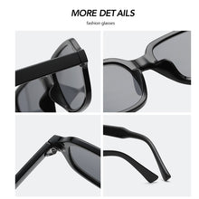 Load image into Gallery viewer, Small Square Sunglasses Women Men  Brand Designer Vintage Sunglass Female Male Black Yellow Sun Glasses UV400