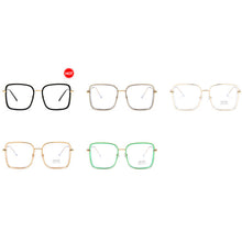Load image into Gallery viewer, Square Anti Blue Light Glasses Women Metal Frame Glasses One Piece Transparent Eyeglasses Computer BlueLight Eyewear