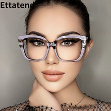 Load image into Gallery viewer, Square Computer Glasses Women TR90 Blue Light Blocking Eyeglasses Vintage Anti Blue-Ray Frames UV400 Female Eyewear