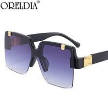 Load image into Gallery viewer, Square Flip Lens Sunglasses Women Men Oversized Gradient Shades Glasses Female  Brand Designer Eyewear UV400
