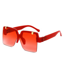 Load image into Gallery viewer, Square Flip Lens Sunglasses Women Men Oversized Gradient Shades Glasses Female  Brand Designer Eyewear UV400