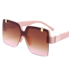 Load image into Gallery viewer, Square Flip Lens Sunglasses Women Men Oversized Gradient Shades Glasses Female  Brand Designer Eyewear UV400