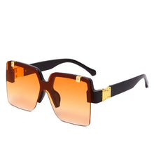Load image into Gallery viewer, Square Flip Lens Sunglasses Women Men Oversized Gradient Shades Glasses Female  Brand Designer Eyewear UV400