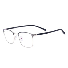 Load image into Gallery viewer, Square Full Rim Black Men And Women Metal And TR90 Temple Optical Spectacles Frame For Myopia Prescription Lenses