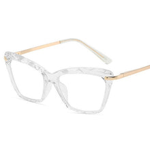 Carica l&#39;immagine nel visualizzatore di Gallery, Montature per occhiali quadrati Donna Stili trendy trasparenti Occhiali per computer ottici di marca Oculos De Grau Feminino Armacao
