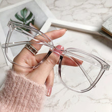 Carica l&#39;immagine nel visualizzatore di Gallery, Square Glasses Women Anti Blue Light Irregular Polygon Eyewear Clear Eyeglasses Frame Transparent Computer Spectacle
