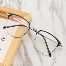 Load image into Gallery viewer, Square Glasses Women Men Brand Designer Vintage Eyeglasses Female Male Clear Transparent Lens Metal Spectacle