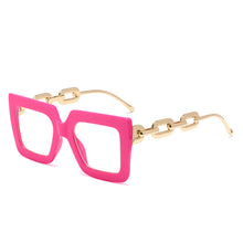 Carica l&#39;immagine nel visualizzatore di Gallery, Occhiali quadrati con montatura grande 2023 Occhiali semplici Occhiali da vista Occhiali da computer anti luce blu da donna 