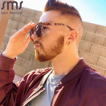 Carica l&#39;immagine nel visualizzatore di Gallery, Square Leopard Large Frame  Women Sunglasses Simple Round Face  Lady Sun Glasses Shades glasses Women Eyewear Gifts