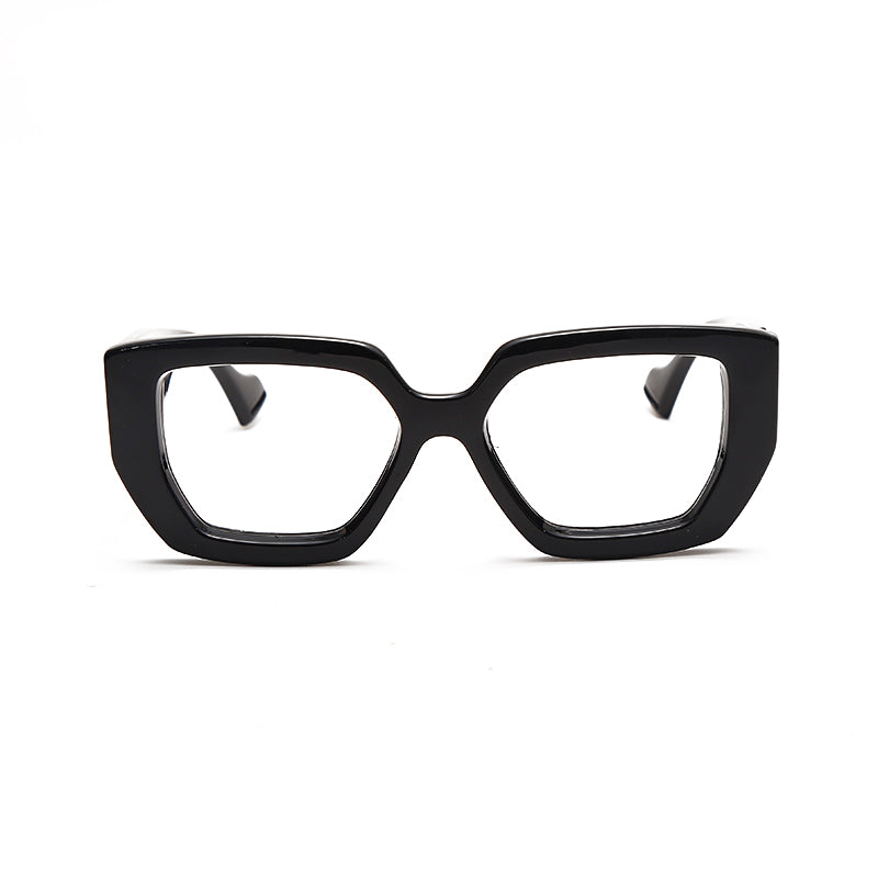 Square Oversized Glasses Frames Women  Brand Designer Glasses Men Optical Eyeglasses Frames Plastic