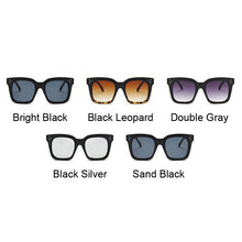 Load image into Gallery viewer, Square Oversized Sunglasses Women Brand Designer Black Gradient Sun Glasses Retro Big Frame Outdoor Oculos De Sol