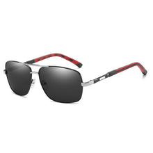 Load image into Gallery viewer, Square Polarized Sunglasses Men Driving 2023 Vintage Rectangle Metal Frame Sun Glasses  Brand Design UV400 Eyewear