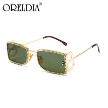 Load image into Gallery viewer, Square Rhinestone Sunglasses Ladies  Brand Designer Retro Sunglasses Oversized Men&#39;s Accessories Glasses UV400