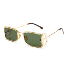 Load image into Gallery viewer, Square Rhinestone Sunglasses Ladies  Brand Designer Retro Sunglasses Oversized Men&#39;s Accessories Glasses UV400