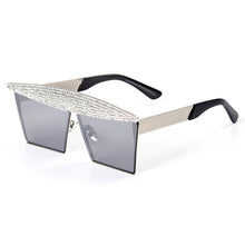 Load image into Gallery viewer, Square Rhinestones Sunglasses Women 2023  Mirror Steampunk Sun Glasses Men Eyewear Shades UV400 oculos glasses