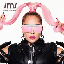 Load image into Gallery viewer, Square Rhinestones Sunglasses Women 2023  Mirror Steampunk Sun Glasses Men Eyewear Shades UV400 oculos glasses