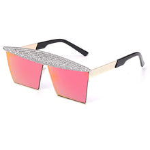 Load image into Gallery viewer, Square Rhinestones Sunglasses Women 2023  Mirror Steampunk Sun Glasses Men Eyewear Shades UV400 oculos glasses