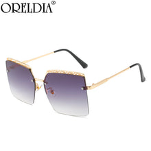 Load image into Gallery viewer, Square Rimless Sunglasses 2023 Women Men Gradient Lenes Sun Glasses Shades Eyewear Female  Brand Eyeglasses UV400