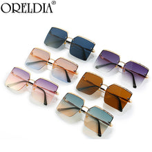 Load image into Gallery viewer, Square Rimless Sunglasses 2023 Women Men Gradient Lenes Sun Glasses Shades Eyewear Female  Brand Eyeglasses UV400