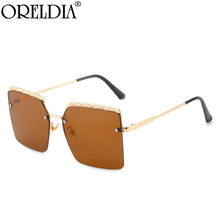 Load image into Gallery viewer, Square Rimless Sunglasses 2023 Women Men Gradient Lenes Sun Glasses Shades Eyewear Female  Brand Eyeglasses UV400