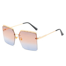 Load image into Gallery viewer, Square Rimless Sunglasses 2023 Women Men Gradient Lenes Sun Glasses Shades Eyewear Female  Brand Eyeglasses UV400