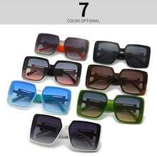 Load image into Gallery viewer, Square Shield Sunglasses 2023 Women Men Gradient Colorful Lens Frame Brand Designer  Retro Sun Glasses Oculos