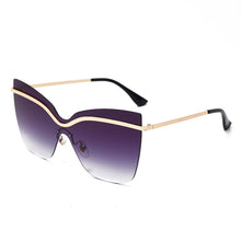 Load image into Gallery viewer, Square Sun Glasses Women Big Frames Cat Eye Sunglasses For Female Sunglasses Men Ladies Vintage Sun Glasses UV400