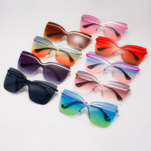 Load image into Gallery viewer, Square Sun Glasses Women Big Frames Cat Eye Sunglasses For Female Sunglasses Men Ladies Vintage Sun Glasses UV400