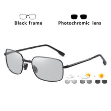 Load image into Gallery viewer, Square Sunglasses For Men Photochromic Polarized Glasses Women Foldable Chameleon Eyewear Anti-Glare gafas de sol hombre