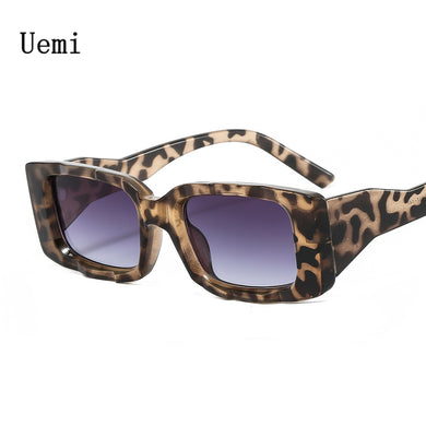 Square Sunglasses For Women Retro Irregular Legs Rectangle Frame Sun Glasses Modern Eyewear Shades UV400 Men Colorful