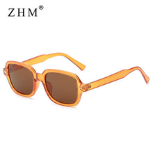 Load image into Gallery viewer, Square Sunglasses Men Women Small Frame Yellow Sunglasses Female Retro Rivet Sunglasses Gafas De Sol Mujer UV400
