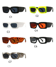 Carica l&#39;immagine nel visualizzatore di Gallery, Occhiali da sole quadrati Montature in pelle di serpente Occhiali da sole da uomo Occhiali oversize con tonalità UV400 Oculos 
