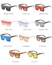 Load image into Gallery viewer, Square Sunglasses Women 2023  Tassel Sunglasses Men Oversized Glasses Shades UV400 Oculos