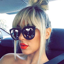 Load image into Gallery viewer, Square Sunglasses Women Brand Design Coating Mirror Ladies Cat Eye Sun Glasses oculos de sol UV400