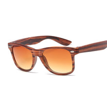 Load image into Gallery viewer, Square Sunglasses Women Designer  Man/Women Black Sun Glasses Male Female Classic Vintage Imitation Wood Grain