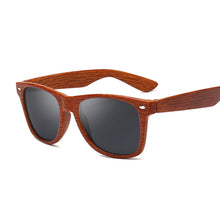 Load image into Gallery viewer, Square Sunglasses Women Designer  Man/Women Black Sun Glasses Male Female Classic Vintage Imitation Wood Grain