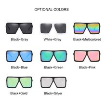 Carica l'immagine nel visualizzatore di Gallery, Occhiali da sole quadrati Donna Designer Uomo/Donna Occhiali da sole neri Uomo Donna Classico Vintage Outdoor Oculos De Sol 
