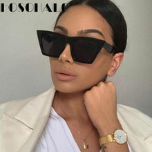 Carica l'immagine nel visualizzatore di Gallery, Occhiali da sole quadrati Donna Designer Uomo/Donna Cat Eye Occhiali da sole Classic Vintage Shades UV400 Outdoor Oculos De Sol
