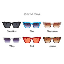 Carica l'immagine nel visualizzatore di Gallery, Square Sunglasses Women Designer  Man/Women Cat Eye Sun Glasses Classic Vintage UV400 Outdoor Oculos De Sol