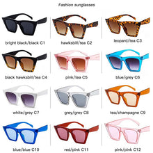 Load image into Gallery viewer, Square Sunglasses Women Designer  Man Women Cat Eye Sun Glasses Classic Vintage UV400 Outdoor Oculos De Sol