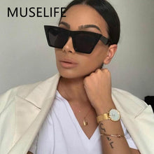 Carica l'immagine nel visualizzatore di Gallery, Square Sunglasses Women Designer  Man/Women Cat Eye Sun Glasses Classic Vintage UV400 Outdoor Oculos De Sol