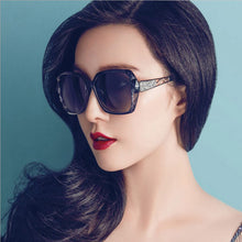 Load image into Gallery viewer, Square Sunglasses Women  Brand Big Purple Sun Glasses Female Mirror Shades Ladies Oculos De Sol Feminino