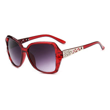 Load image into Gallery viewer, Square Sunglasses Women  Brand Big Purple Sun Glasses Female Mirror Shades Ladies Oculos De Sol Feminino