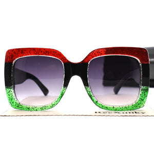 Square Sunglasses Women  Brand Designer Oversized Frame Way Out Sun Glasses Hipster Ladies Shades Visor Oculos Top