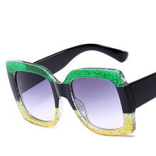 Load image into Gallery viewer, Square Sunglasses Women  Brand Designer Oversized Frame Way Out Sun Glasses Hipster Ladies Shades Visor Oculos Top