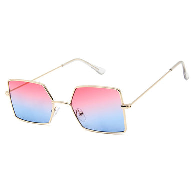 Square Sunglasses Women Men Metal Shades Vintage Brand Designer Sun Glasses UV400 Eyewear For Female Oculos De Sol