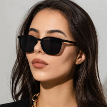 Load image into Gallery viewer, Square Sunglasses Women Retro Brand Designer Shades Sun Glasses Female Black Vintage Cat Eye Driving Oculos De Sol