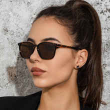 Load image into Gallery viewer, Square Sunglasses Women Retro Brand Designer Shades Sun Glasses Female Black Vintage Cat Eye Driving Oculos De Sol