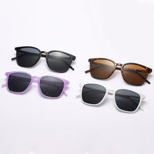 Load image into Gallery viewer, Square Sunglasses Women Retro Brand Designer Shades Sun Glasses Female Black Vintage Cat Eye Driving Oculos De Sol